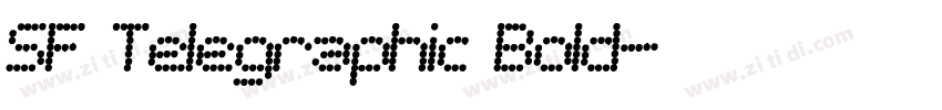 SF Telegraphic Bold字体转换